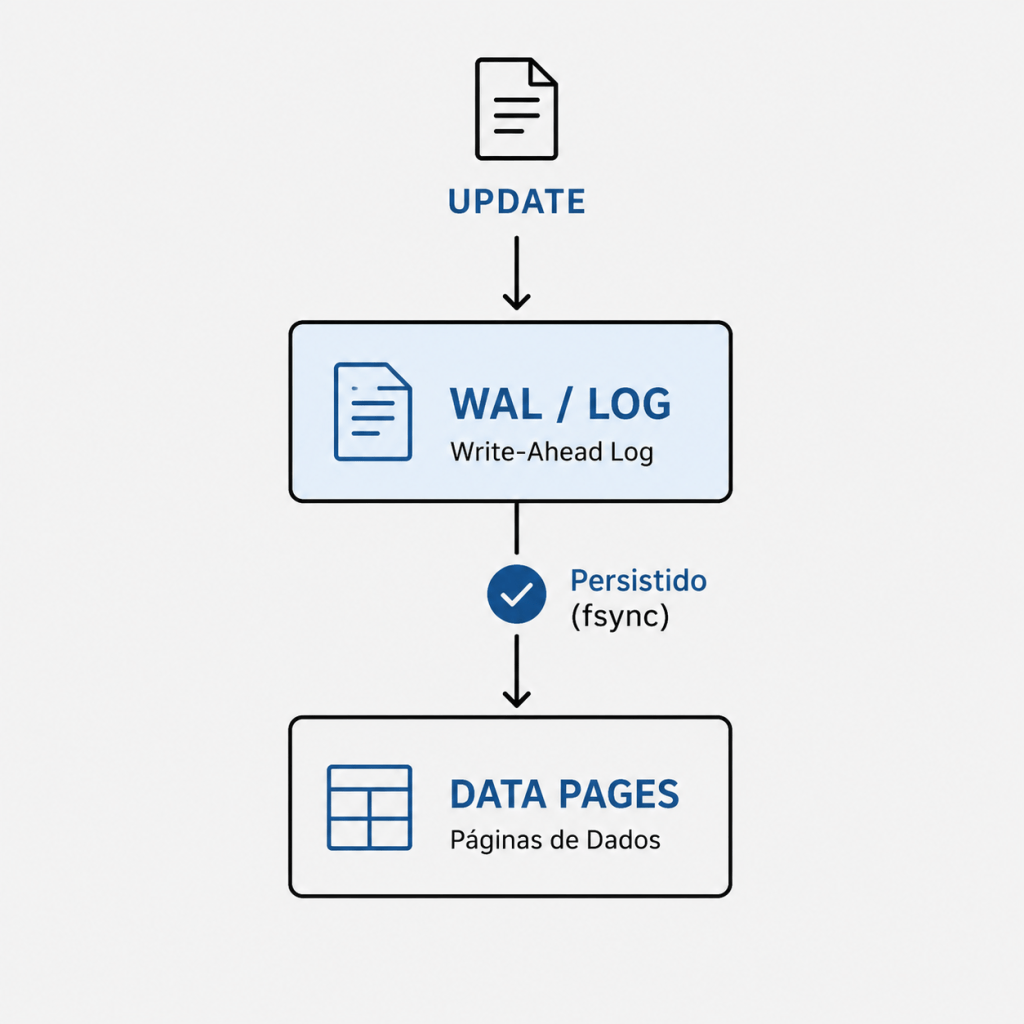 Write-Ahead Logging: por que um banco de dados escreve a mesma informação duas&nbsp;vezes?